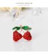 SB261 - Diamond-encrusted cherry brooch